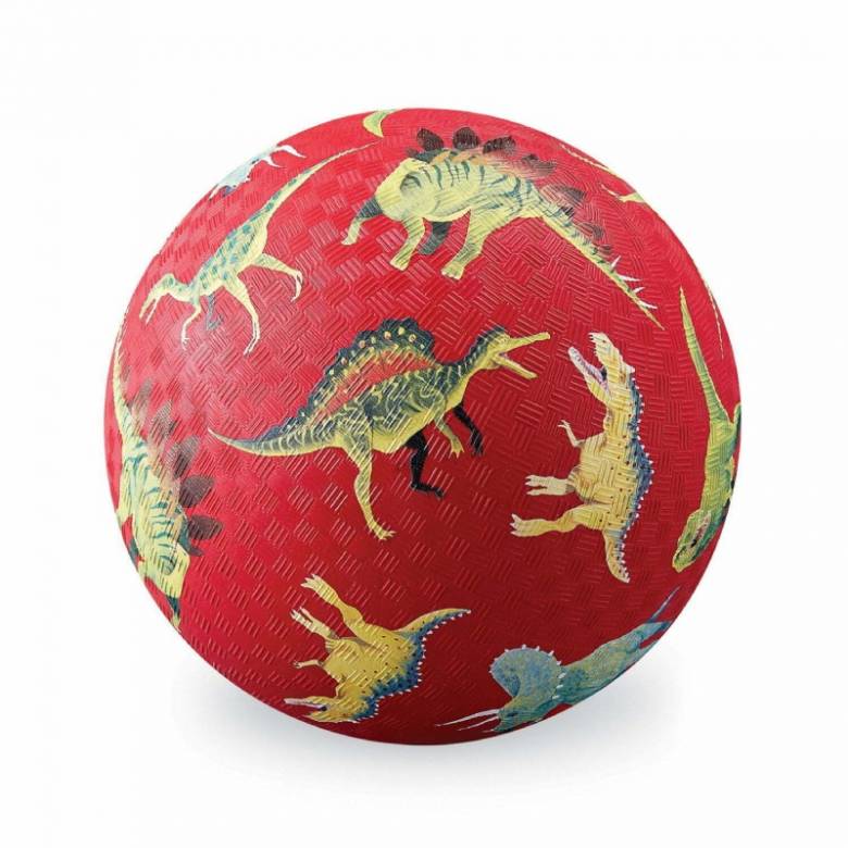 Red Dinosaur - Large Rubber Picture Ball 18cm
