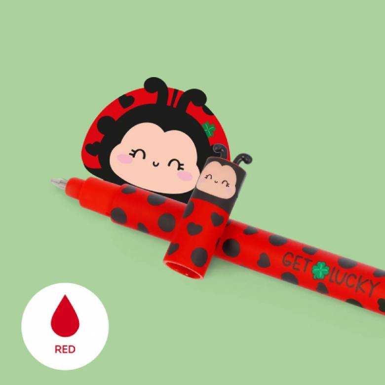 Red Ladybird - Legami Erasable Gel Pen