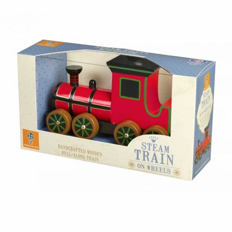 Retro Steam Train Pull Along Toy 1+
