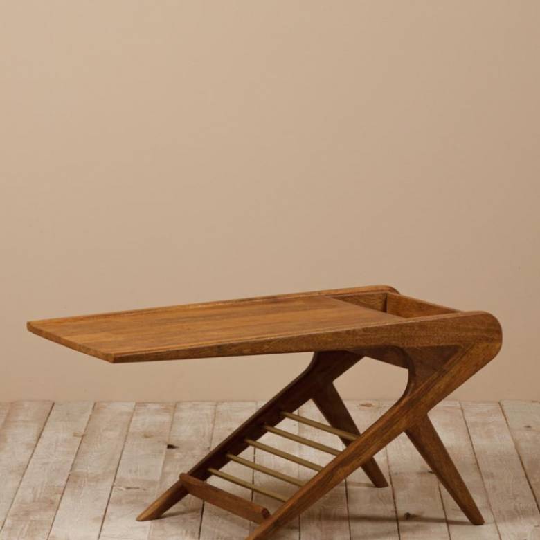 Retro Mid Century Style Wooden Coffee Table