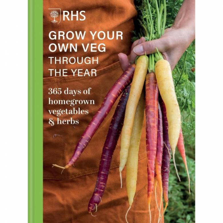 RHS Grow Your Own Veg through The Year - Hardback Book