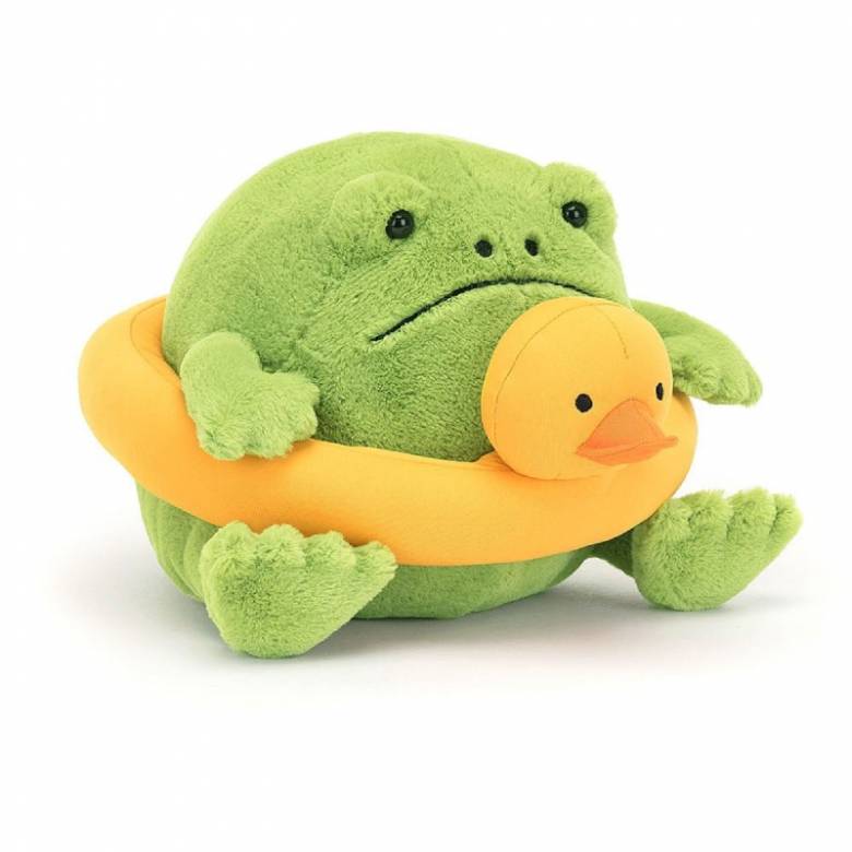 Ricky Rain Frog Rubber Ring Soft Toy By Jellycat 0+