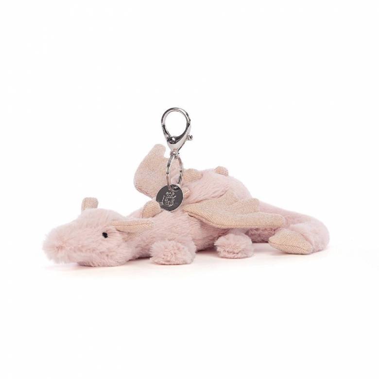 Rose Dragon Bag Charm By Jellycat 3+