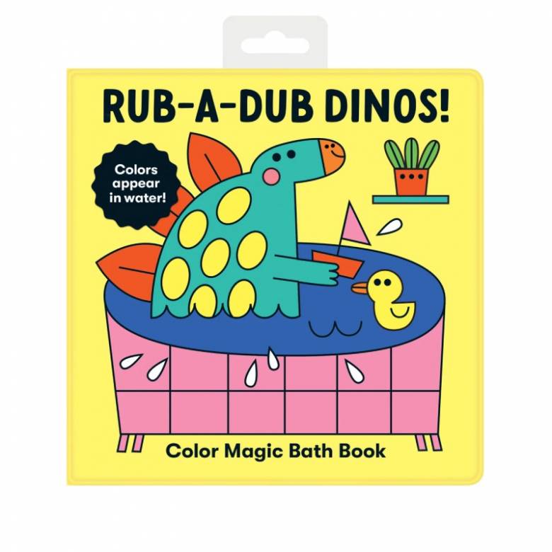 Rub-A-Dub Dinos - Colour Magic Bath Book 0+