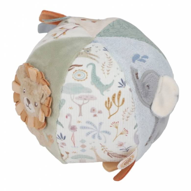Safari Friends Soft Activity Ball By Little Dutch 0+