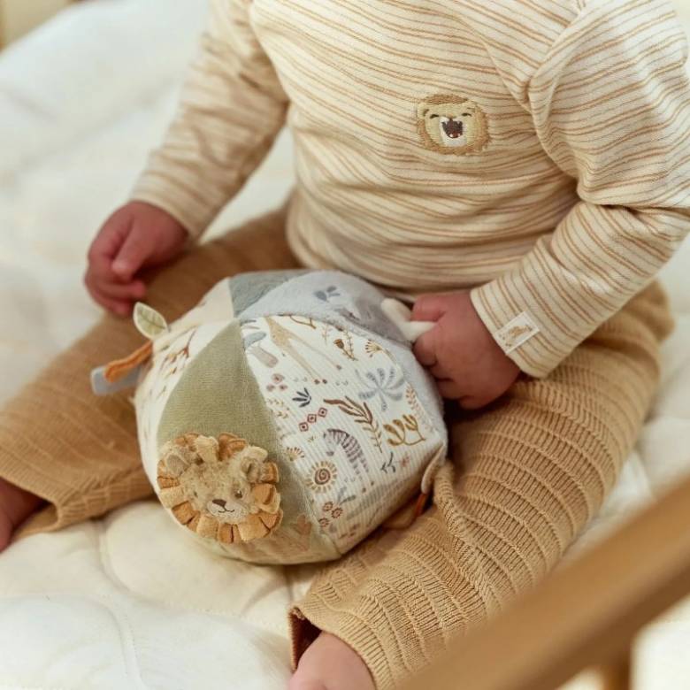 Safari Friends Soft Activity Ball By Little Dutch 0+