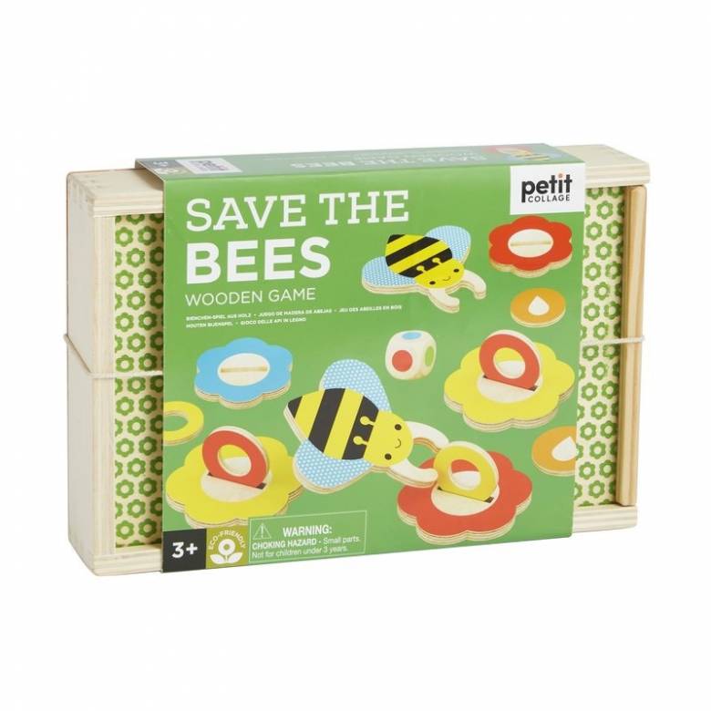 Save The Bees - Wooden Memory Game 3+