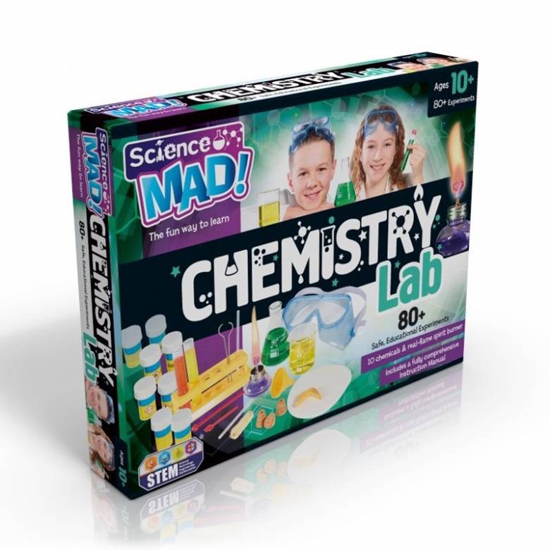 Science Mad Chemistry Science Kit 10+