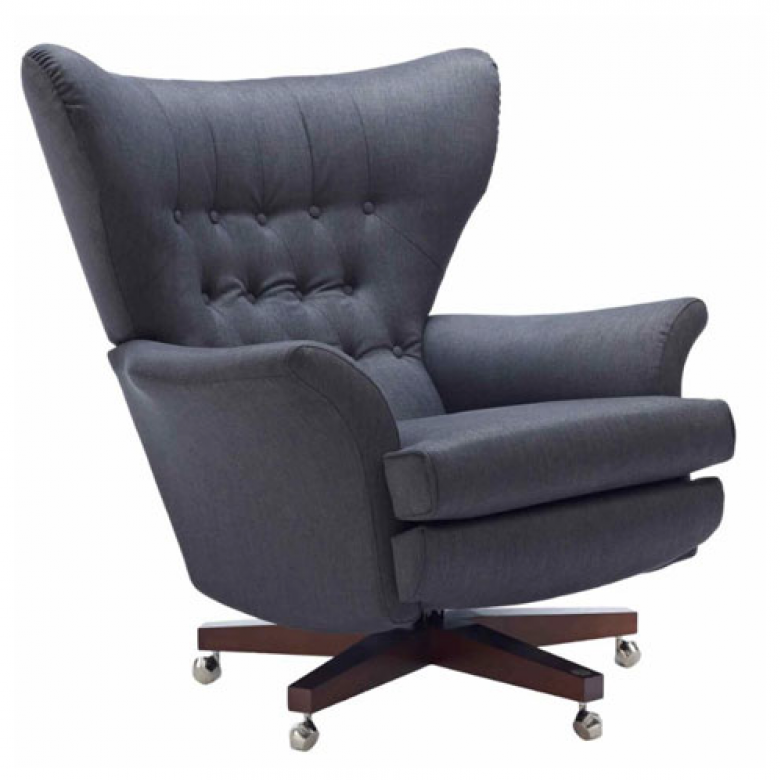 G Plan Vintage The Sixty Two Fabric Swivel Armchair