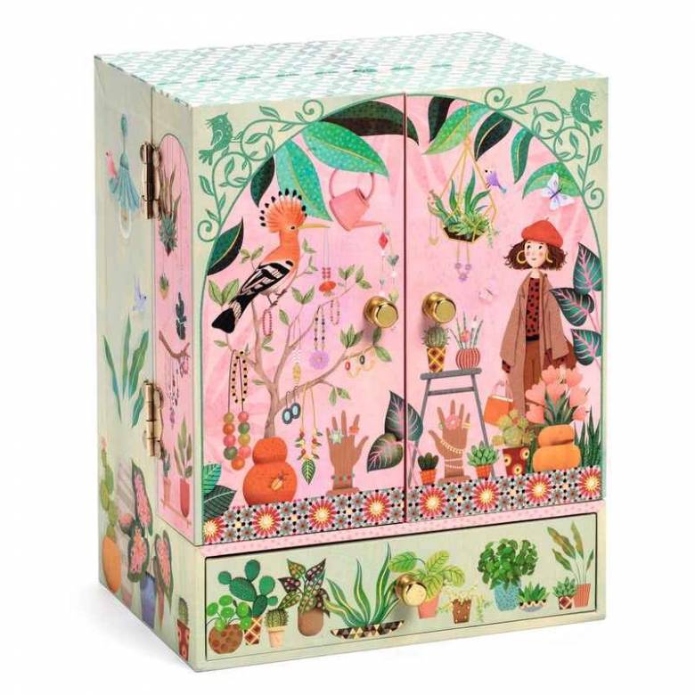 Secret Garden Wardobe Musical Jewellery Box By Djeco