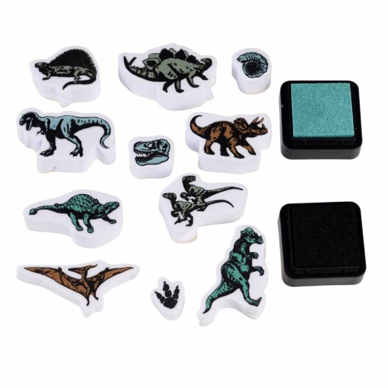 Set Of Mini Stamps - Prehistoric Land 3+
