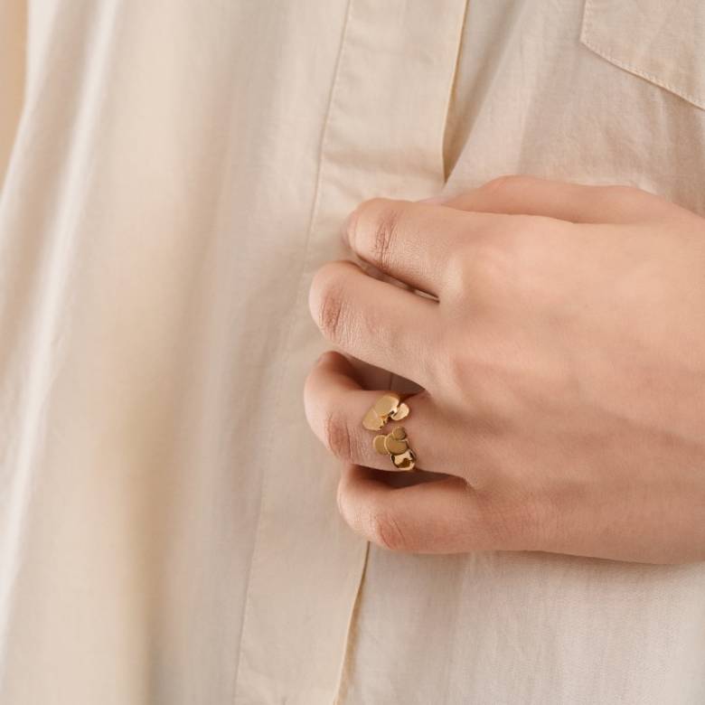Sheen Ring In Gold By Pernille Corydon