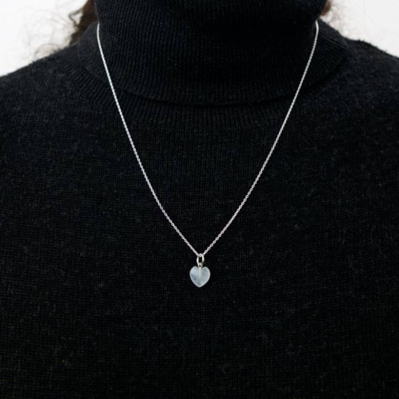 Single Ocean Love Pendant In Silver By Pernille Corydon