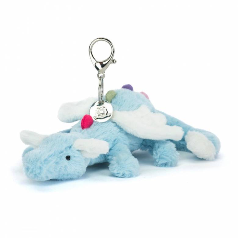 Sky Dragon Bag Charm By Jellycat 3+