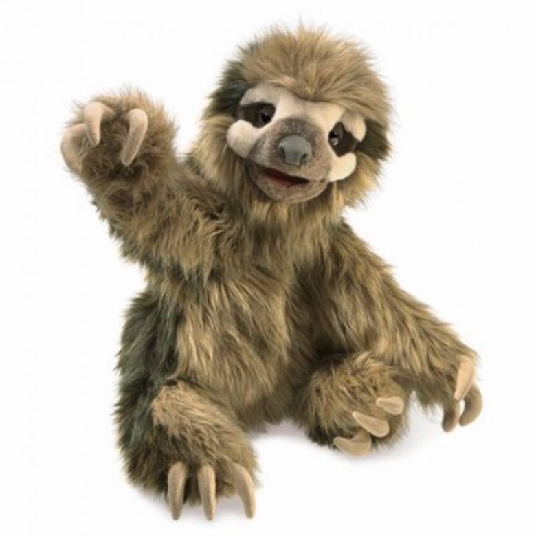 Sloth - Full Bodied Life Like Hand Puppet 3+