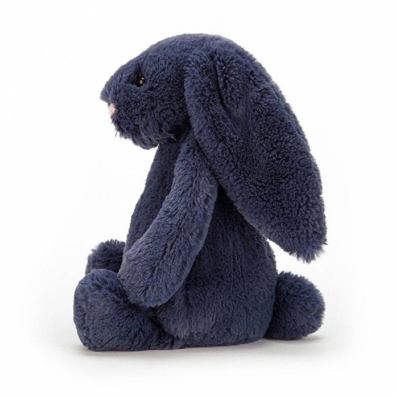 Small Bashful Bunny In Navy Soft Toy By Jellycat