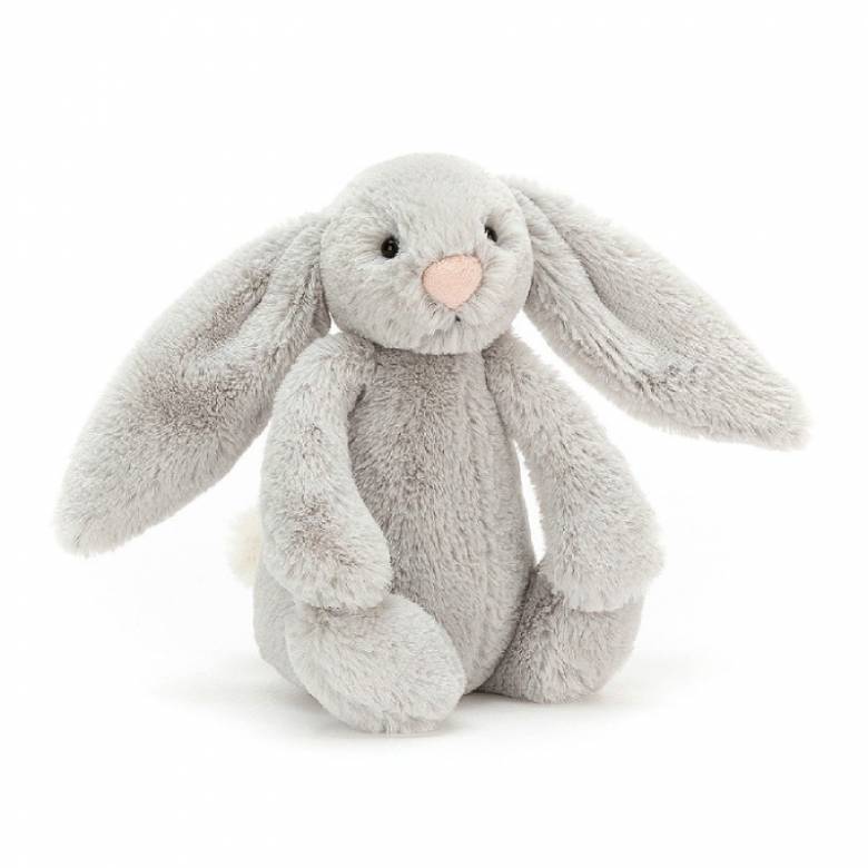 Small Bashful Bunny In Silver Soft Toy By Jellycat