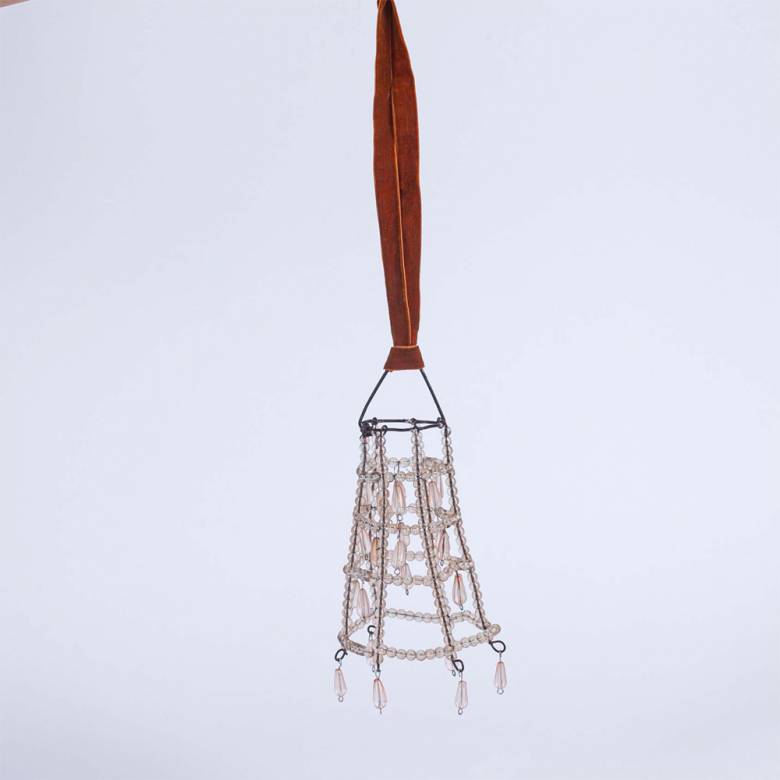 Small Beaded Lampshade Ornament