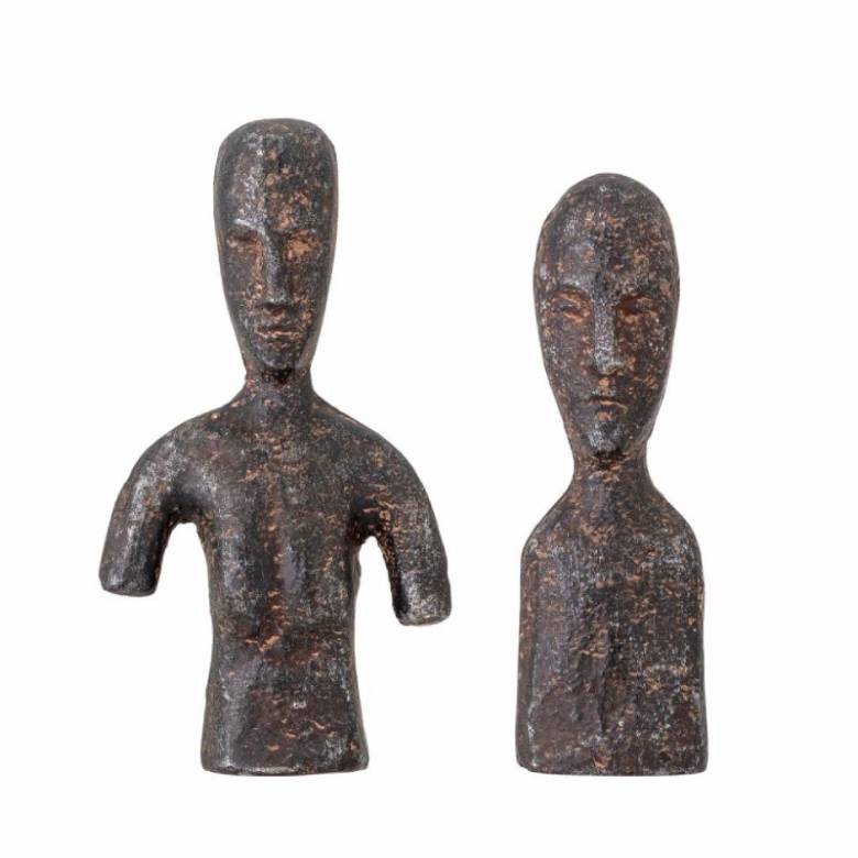 Small Brown Metal Rhea Scupltural Human Figure - Various Designs