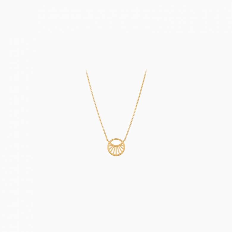 Small Daylight Necklace In Gold By Pernille Corydon