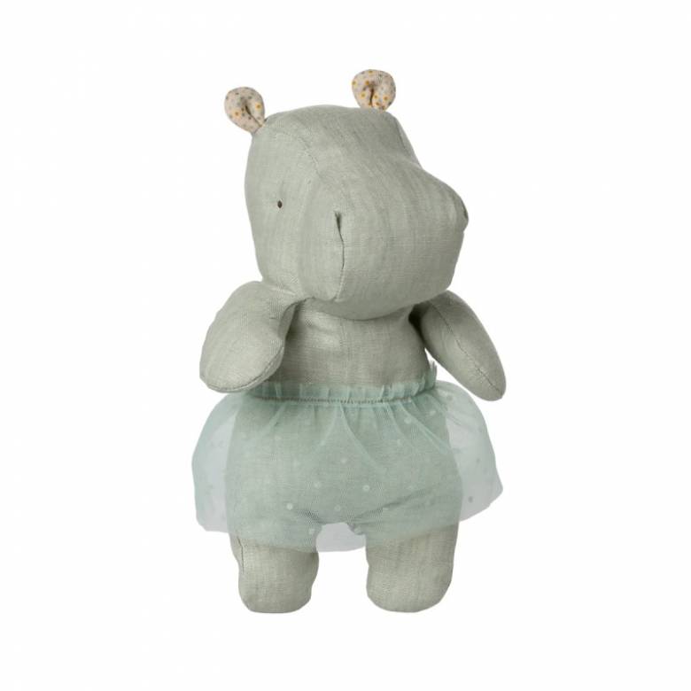 Small Hippo With Skirt In Mint Soft Toy By Maileg 0+