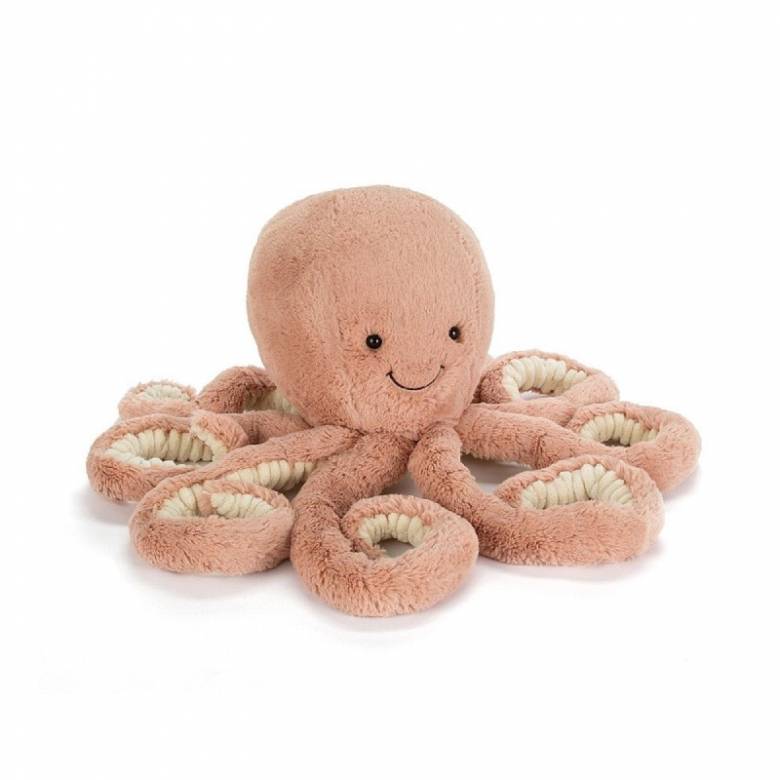Small Little Odell Octopus Soft Toy By Jellycat