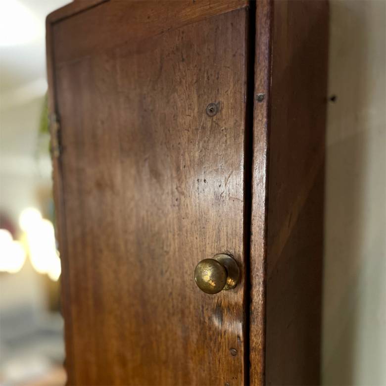 Small Mahogany Wall Cabinet