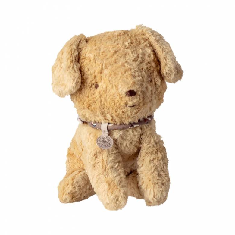 Small Puppy In Sand Soft Toy By Maileg 3+