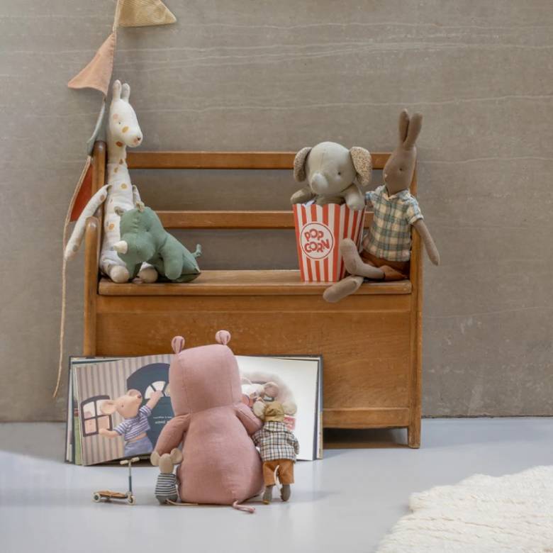 Small Rhino In Sage Soft Toy Safari Friends By Maileg 0+