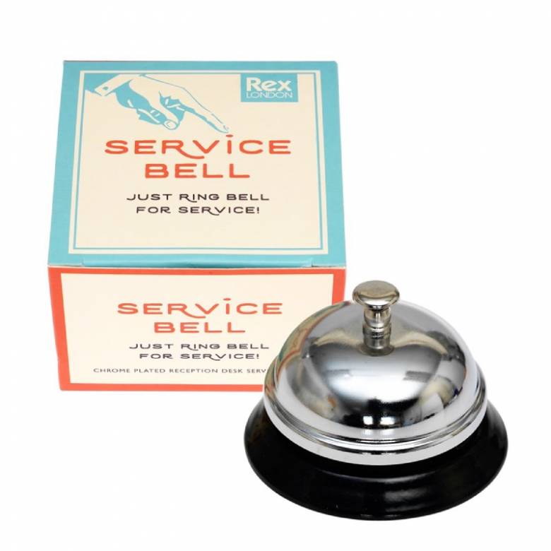 Small Table Top Bell In Retro Box