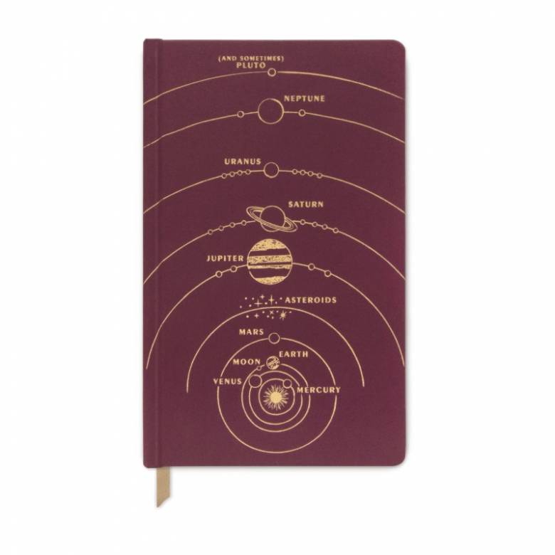 Solar System - Cloth Covered Journal