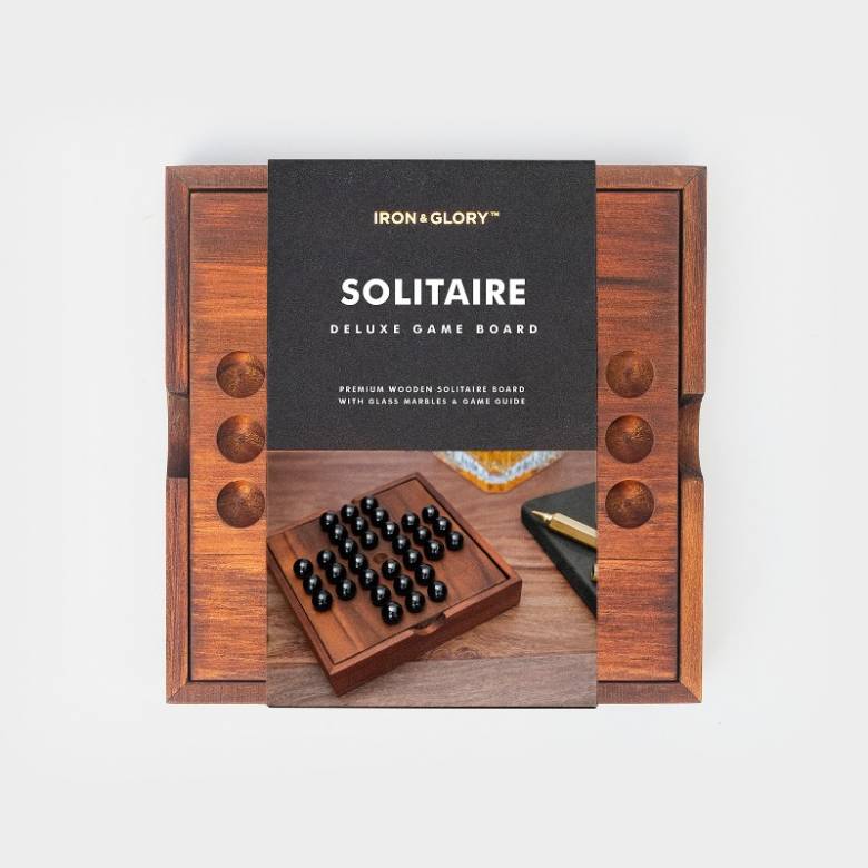 Solitaire Game In Wooden Box