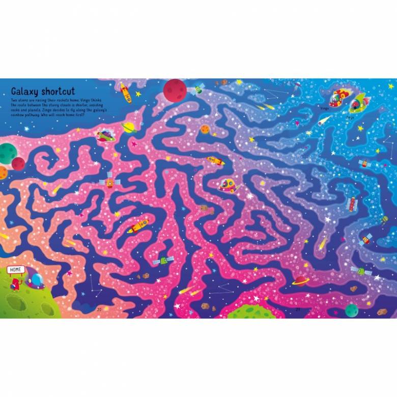 Space Maze - 200 Piece Jigsaw Puzzle & Book