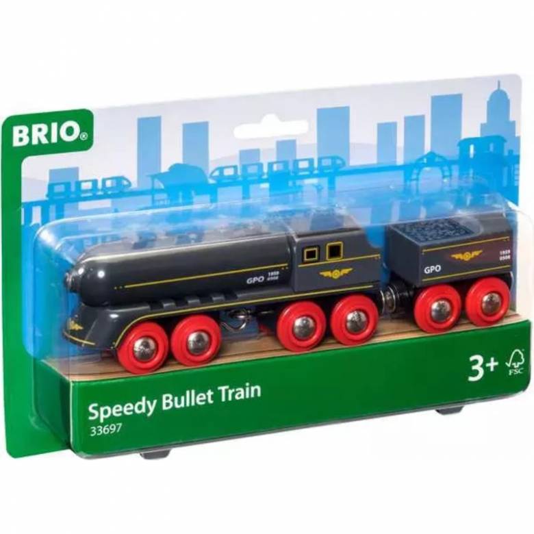 Speedy Bullet Train By Brio Wooden Railway 3+