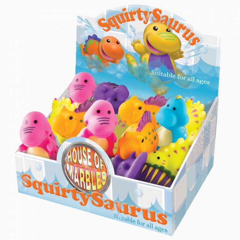 Single Squirty Saurus Dino Bath Toy - Assorted Design