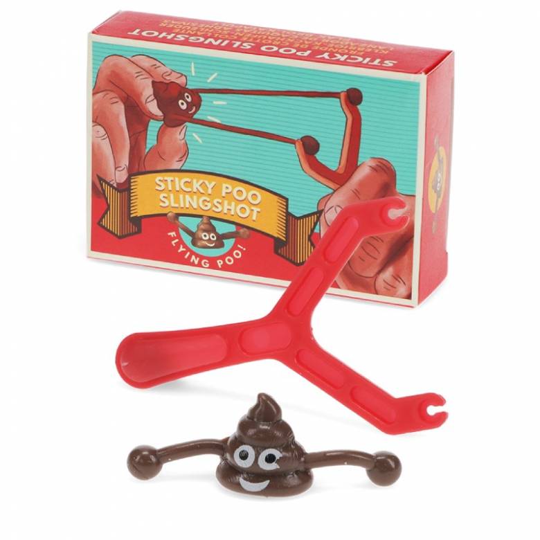 Sticky Poo Slingshot Toy 3+