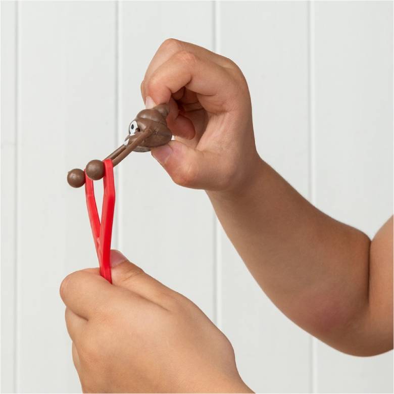 Sticky Poo Slingshot Toy 3+