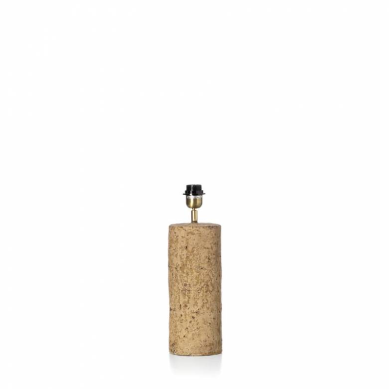 Stoneware Table Lamp With Linen Shade