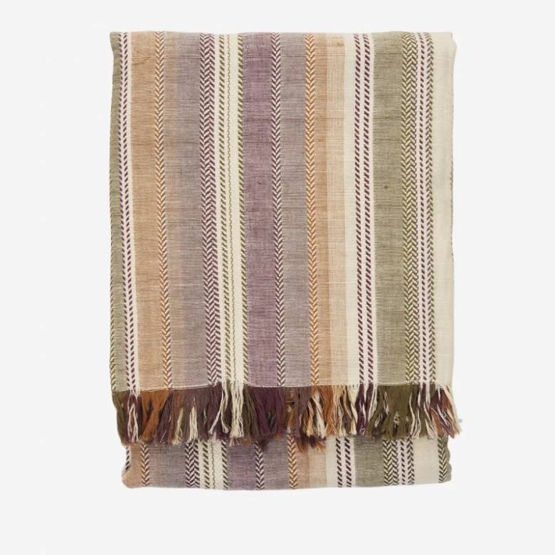 Striped Multi-Coloured Cotton Hammam Towel