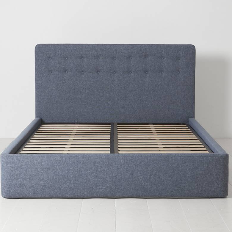 Swyft Bed 01 - King Size Bed Frame - Linen Midnight