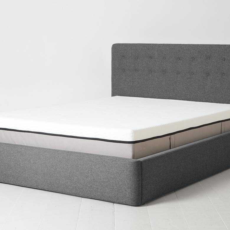 Swyft Bed 01 - King Size Bed Frame - Linen Stone
