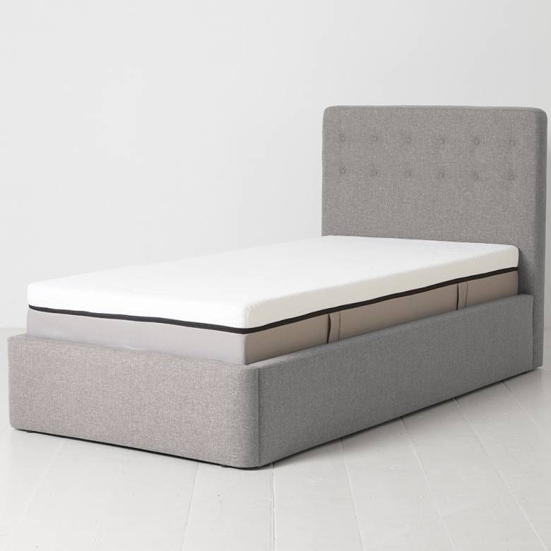 Swyft Bed 01 - Single Size Bed Frame - Linen Natural