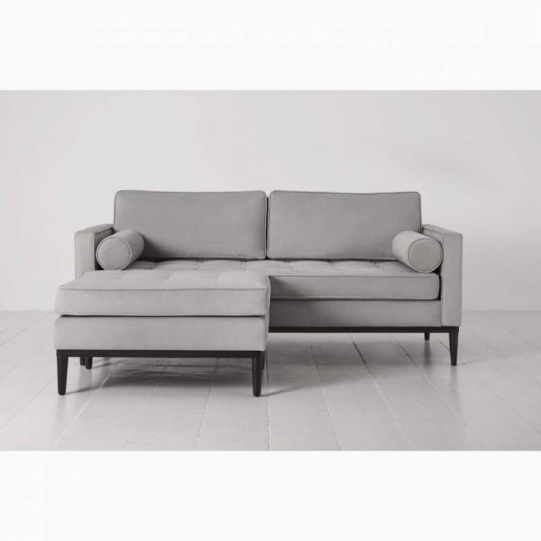 Swyft - Model 02 - 2 Seater Sofa - Left Corner - Light Grey