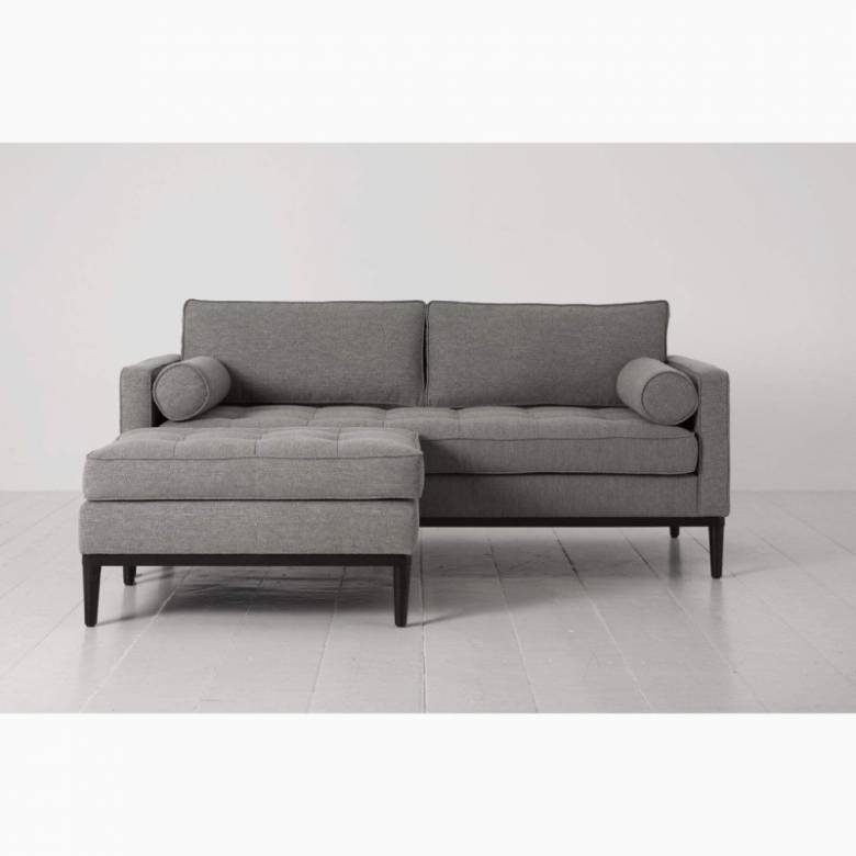 Swyft - Model 02 - 2 Seater Sofa - Left Corner - Linen Shadow