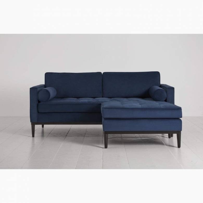Swyft - Model 02 - 2 Seater Sofa - Right Corner - Velvet Teal