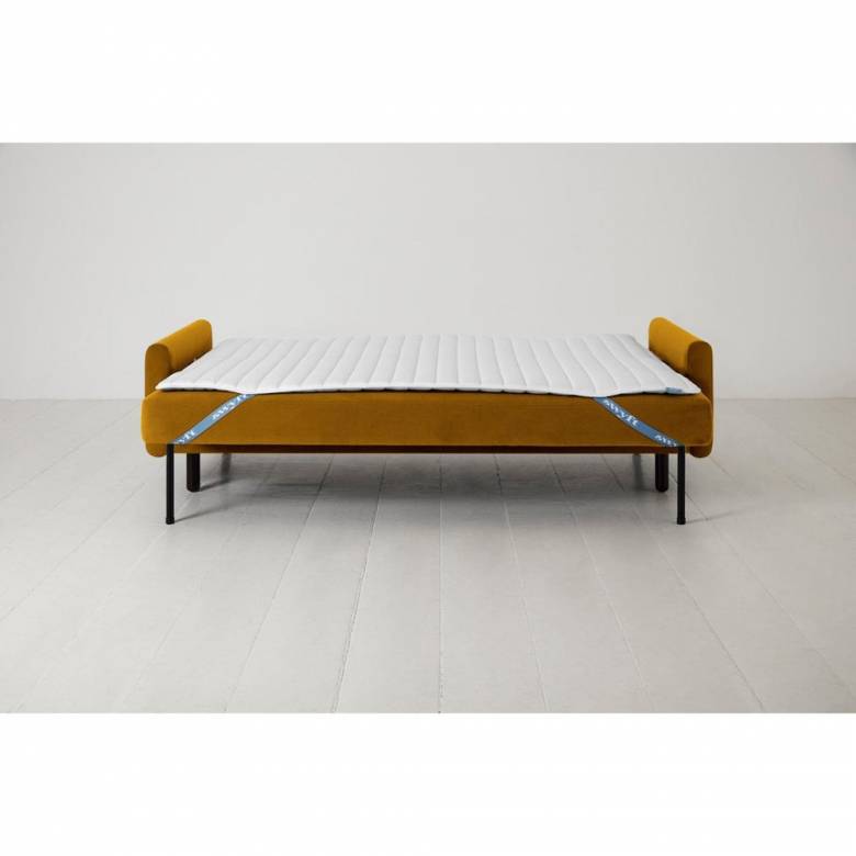 Swyft - Model 04 - 3 Seater Sofa Bed - Velvet Mustard