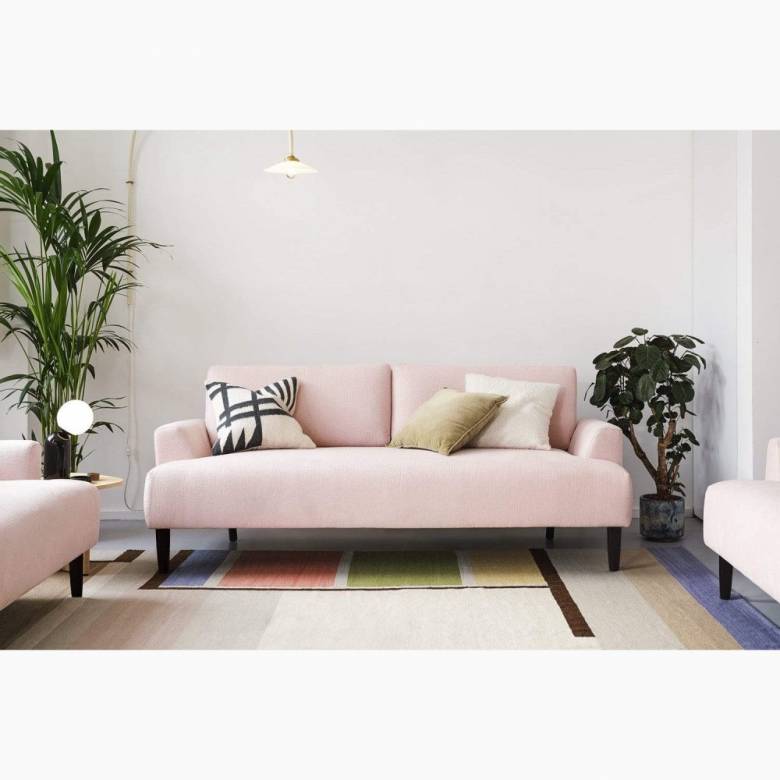 Swyft Model 05 - 3 Seater Sofa - Linen Blush