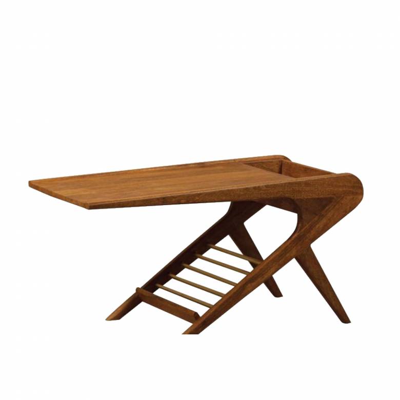 Retro Mid Century Style Wooden Coffee Table