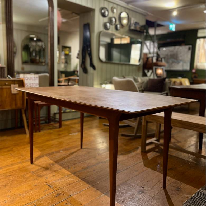 Teak Extending Dining Table With Set Of 4 Chairs by McIntosh