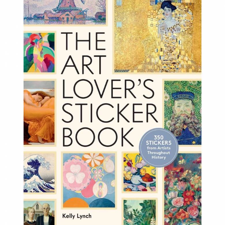 The Art Lover's Sticker Book - Hardback Book